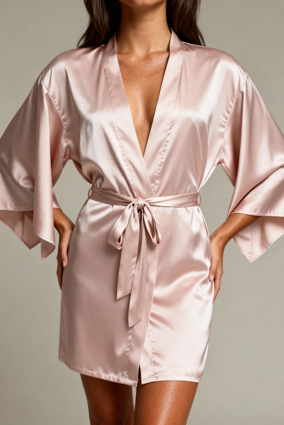 Kimono til kvinder - Midnat Rose - NAKED Underwear DK
